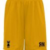 Yellow RN Mesh Shorts