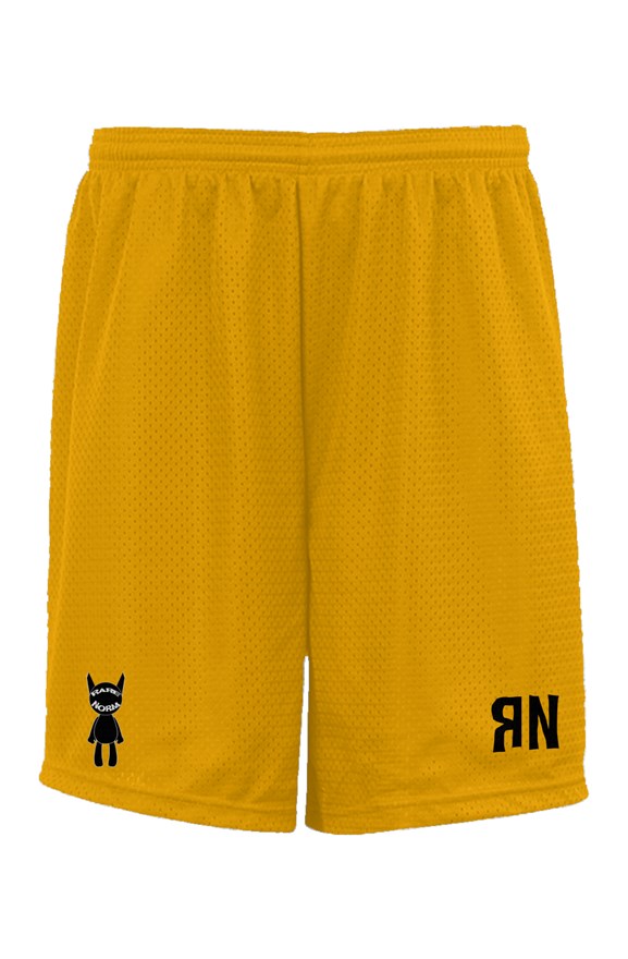 Yellow RN Mesh Shorts
