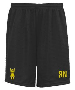 Black/Yellow Mesh Shorts